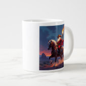 Weihnachtliche Harmonie“129 Jumbo-Tasse (Vorderseite Rechts)