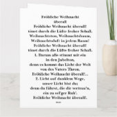 Weihnachtliche Harmonie“139 Karte (Rückseite)