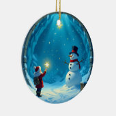 „Weihnachtliche Harmonie“46 Keramik Ornament (Rechts)