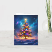 Weihnachtliche Harmonie“98 Feiertagskarte (Rückseite)