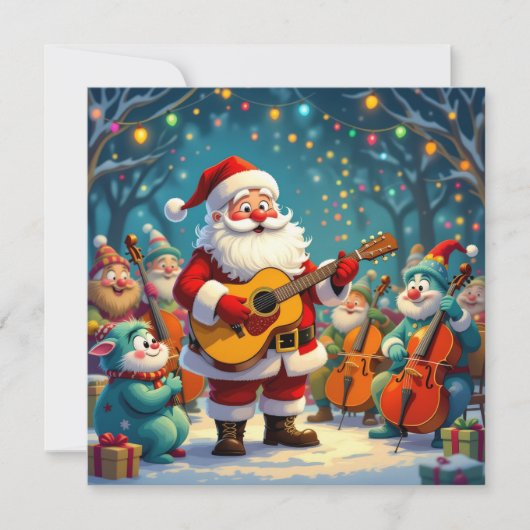 Weihnachtliche Harmonie“98 Feiertagskarte (Vorderseite)