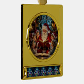 „Weihnachtliche Harmonie“ Banner-Ornament Gold (Rechts)