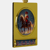 „Weihnachtliche Harmonie“ Banner-Ornament Gold (Rechts)
