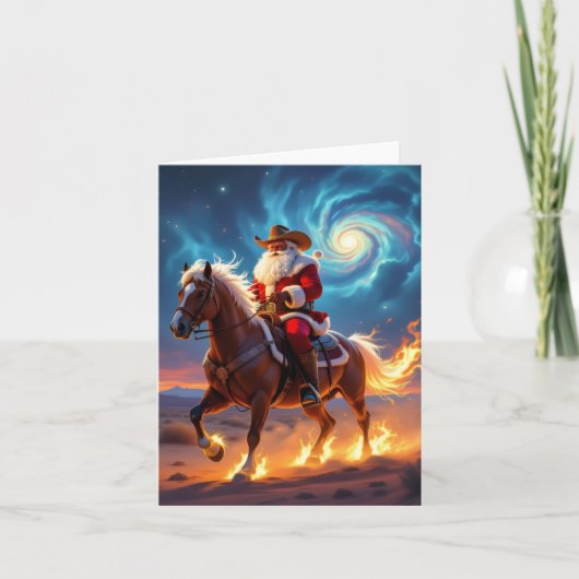 „Weihnachtliche Harmonie“ Feiertagskarte (Vorderseite)