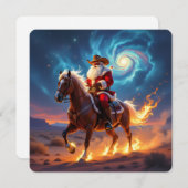 „Weihnachtliche Harmonie“ Feiertagskarte (Vorne/Hinten)