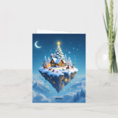 „Weihnachtliche Harmonie“ Feiertagskarte (Rückseite)