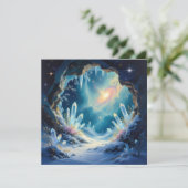 „Weihnachtliche Harmonie“ Feiertagskarte (Stehend Vorderseite)