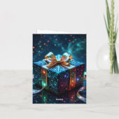 „Weihnachtliche Harmonie“ Feiertagskarte (Rückseite)