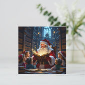 „Weihnachtliche Harmonie“ Feiertagskarte (Stehend Vorderseite)