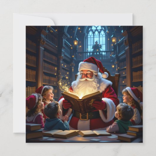 „Weihnachtliche Harmonie“ Feiertagskarte (Vorderseite)