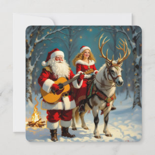 „Weihnachtliche Harmonie“ Feiertagskarte