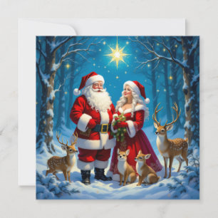 „Weihnachtliche Harmonie“ Feiertagskarte