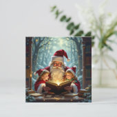 „Weihnachtliche Harmonie“ Feiertagskarte (Stehend Vorderseite)