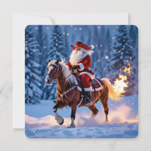 „Weihnachtliche Harmonie“ Feiertagskarte (Vorderseite)