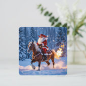 „Weihnachtliche Harmonie“ Feiertagskarte (Stehend Vorderseite)