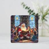 „Weihnachtliche Harmonie“ Feiertagskarte (Stehend Vorderseite)