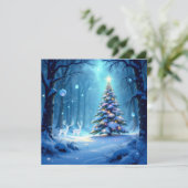 „Weihnachtliche Harmonie“ Feiertagskarte (Stehend Vorderseite)