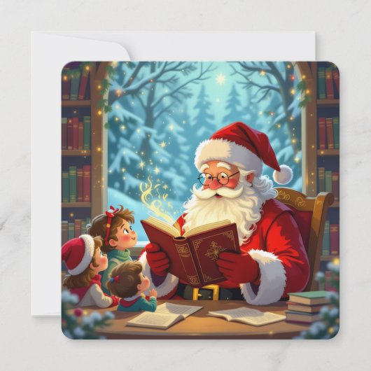 „Weihnachtliche Harmonie“ Feiertagskarte (Vorderseite)