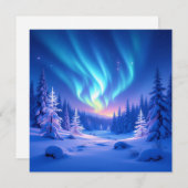 „Weihnachtliche Harmonie“ Feiertagskarte (Vorne/Hinten)