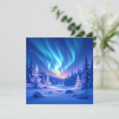 „Weihnachtliche Harmonie“ Feiertagskarte (Stehend Vorderseite)