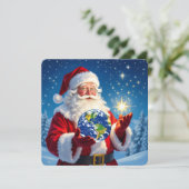 „Weihnachtliche Harmonie“ Feiertagskarte (Stehend Vorderseite)