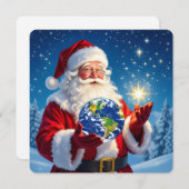 „Weihnachtliche Harmonie“ Feiertagskarte (Vorne/Hinten)