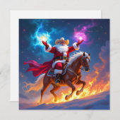 „Weihnachtliche Harmonie“ Feiertagskarte (Vorne/Hinten)