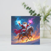 „Weihnachtliche Harmonie“ Feiertagskarte (Stehend Vorderseite)