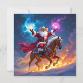 „Weihnachtliche Harmonie“ Feiertagskarte (Vorderseite)