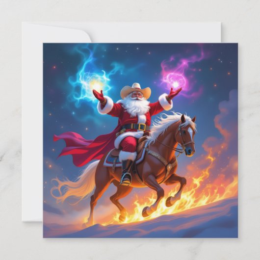 „Weihnachtliche Harmonie“ Feiertagskarte (Vorderseite)