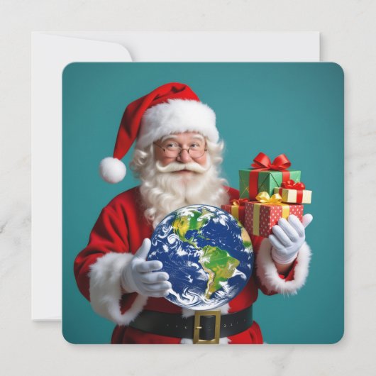 „Weihnachtliche Harmonie“ Feiertagskarte (Vorderseite)