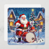 „Weihnachtliche Harmonie“ Feiertagskarte (Vorne/Hinten)