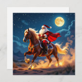 „Weihnachtliche Harmonie“ Feiertagskarte (Vorne/Hinten)