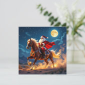 „Weihnachtliche Harmonie“ Feiertagskarte (Stehend Vorderseite)