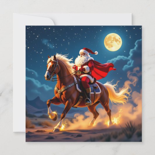 „Weihnachtliche Harmonie“ Feiertagskarte (Vorderseite)