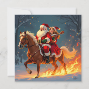 „Weihnachtliche Harmonie“ Feiertagskarte