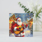 „Weihnachtliche Harmonie“ Feiertagskarte (Stehend Vorderseite)