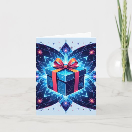 „Weihnachtliche Harmonie“ Feiertagskarte (Vorderseite)