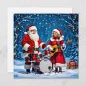 „Weihnachtliche Harmonie“ Feiertagskarte (Vorne/Hinten)