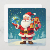 „Weihnachtliche Harmonie“ Feiertagskarte (Vorne/Hinten)