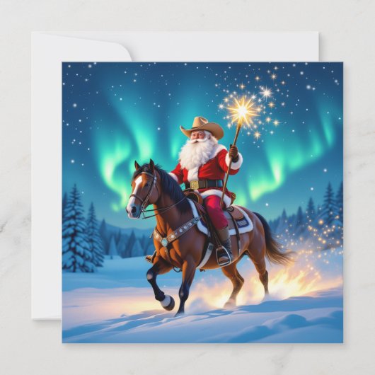 „Weihnachtliche Harmonie“ Feiertagskarte (Vorderseite)