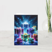 „Weihnachtliche Harmonie“ Feiertagskarte (Rückseite)