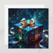 „Weihnachtliche Harmonie“ Feiertagskarte (Vorne/Hinten)