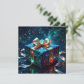 „Weihnachtliche Harmonie“ Feiertagskarte (Stehend Vorderseite)