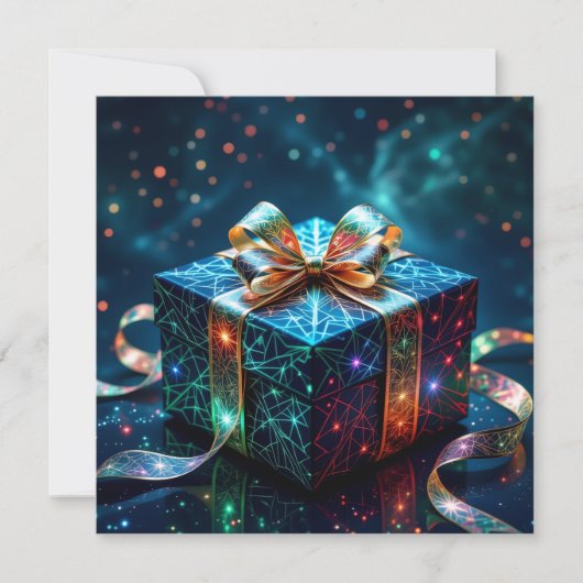 „Weihnachtliche Harmonie“ Feiertagskarte (Vorderseite)