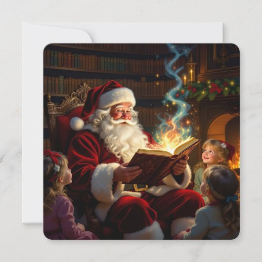 „Weihnachtliche Harmonie“ Feiertagskarte (Vorderseite)