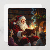 „Weihnachtliche Harmonie“ Feiertagskarte (Vorne/Hinten)