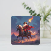 „Weihnachtliche Harmonie“ Feiertagskarte (Stehend Vorderseite)