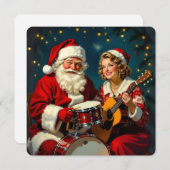 „Weihnachtliche Harmonie“ Feiertagskarte (Vorne/Hinten)