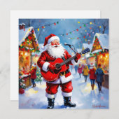 „Weihnachtliche Harmonie“ Feiertagskarte (Vorne/Hinten)